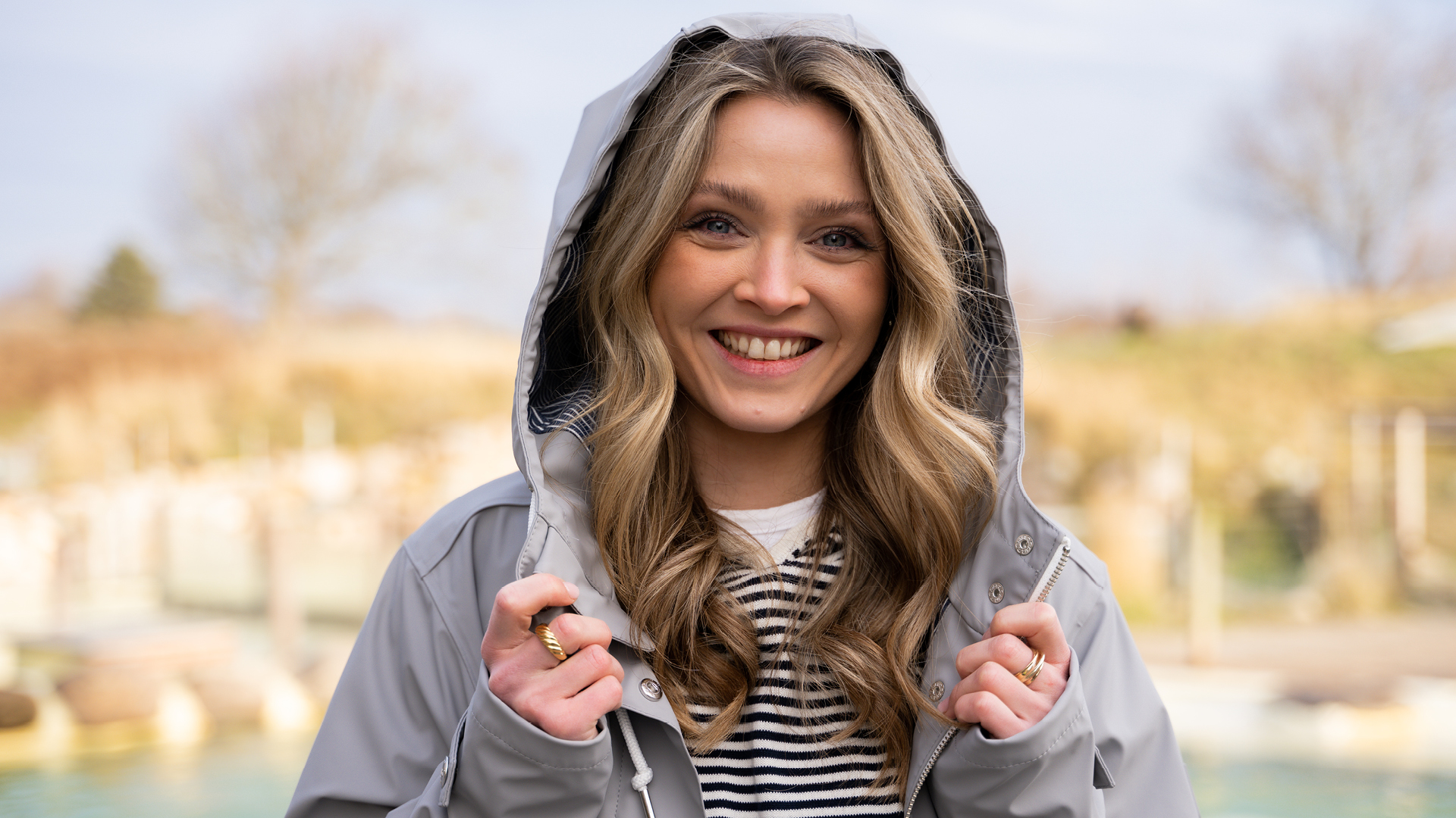 PU Jacke grau